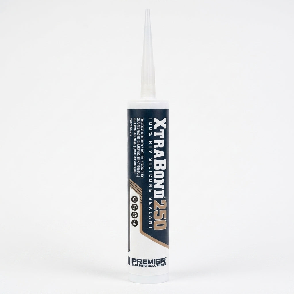 PREMIER 2502 CLEAR XTRABOND 250 100% RTV SILICONE SEALANT (24 UND)