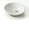 L-1613W CERAMIC SINK OVAL 16X13 BATHROOM WHITE