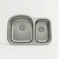 L-203 / Luvul 32-inch 70/30 Undermount 18 Gauge Kitchen Sink Stainless Steel Double Bowl