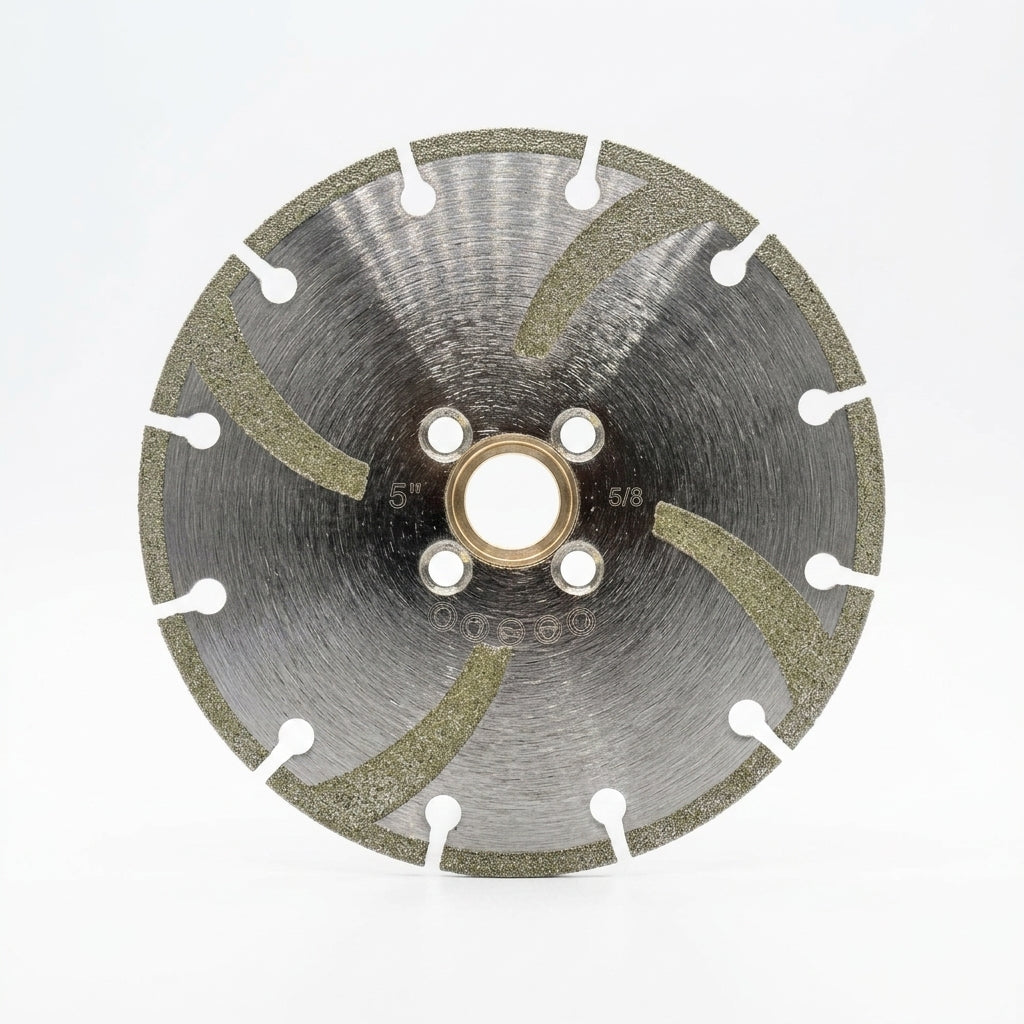 SUN Electroplated Blade for Marble 5" side protection.