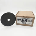 T-SP4V0220 FEROX 4" SILICONE CARBIDE SANDPAPER VELCRO BACKED 220G - 50/BOX
