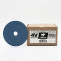 T-SP4V1000 FEROX 4" SILICONE CARBIDE SANDPAPER VELCRO BACKED 1000G - 50/BOX