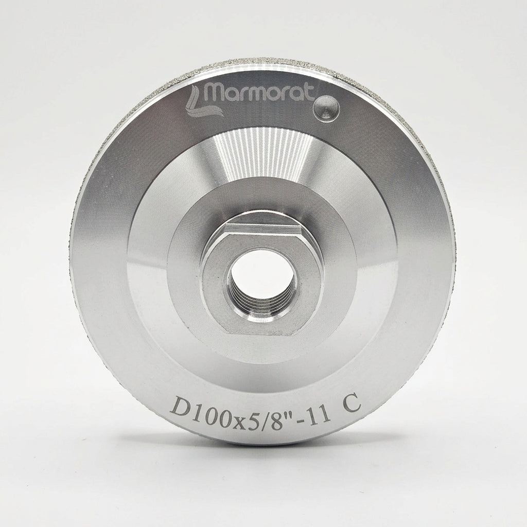 Aluminum body cupwheel Coarse 4" N
