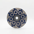 Cup Whell blue COARSE 4"