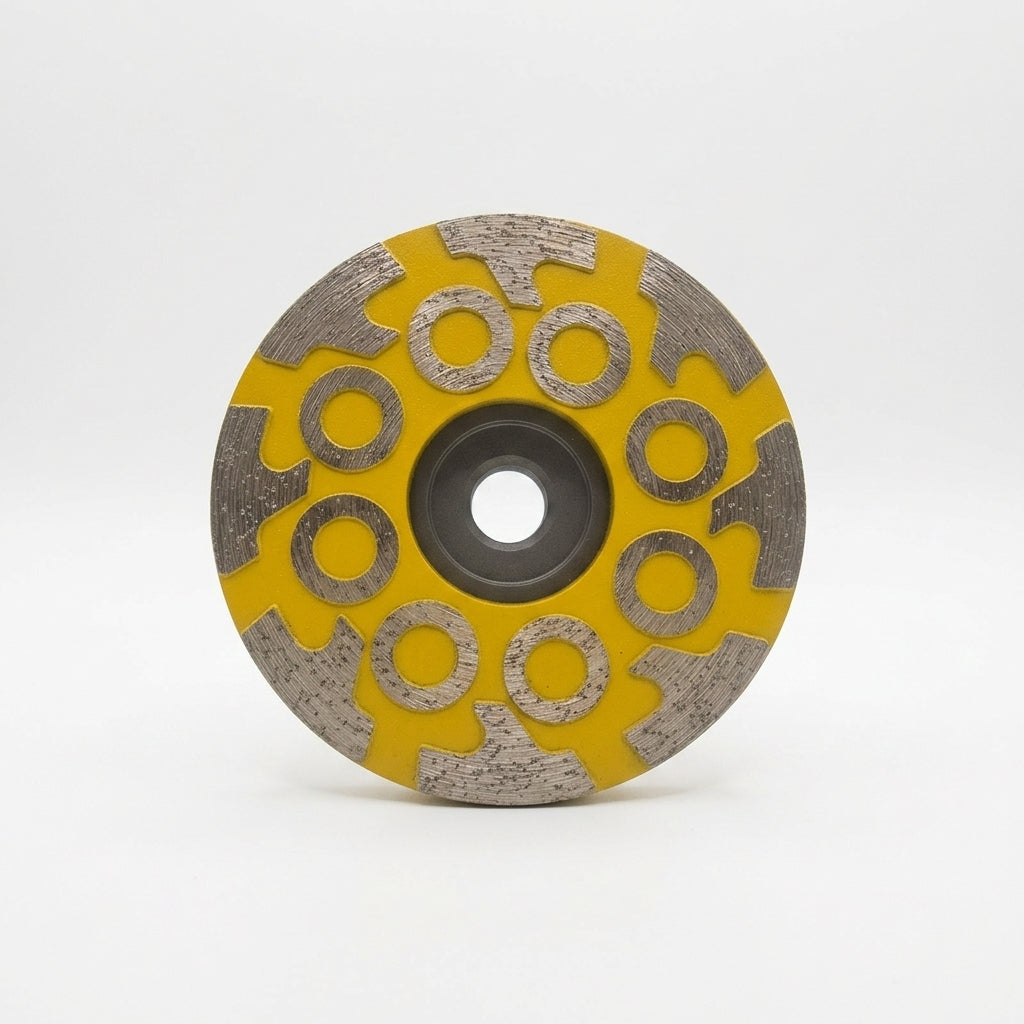Cup Whell Yellow MEDIUM 4"