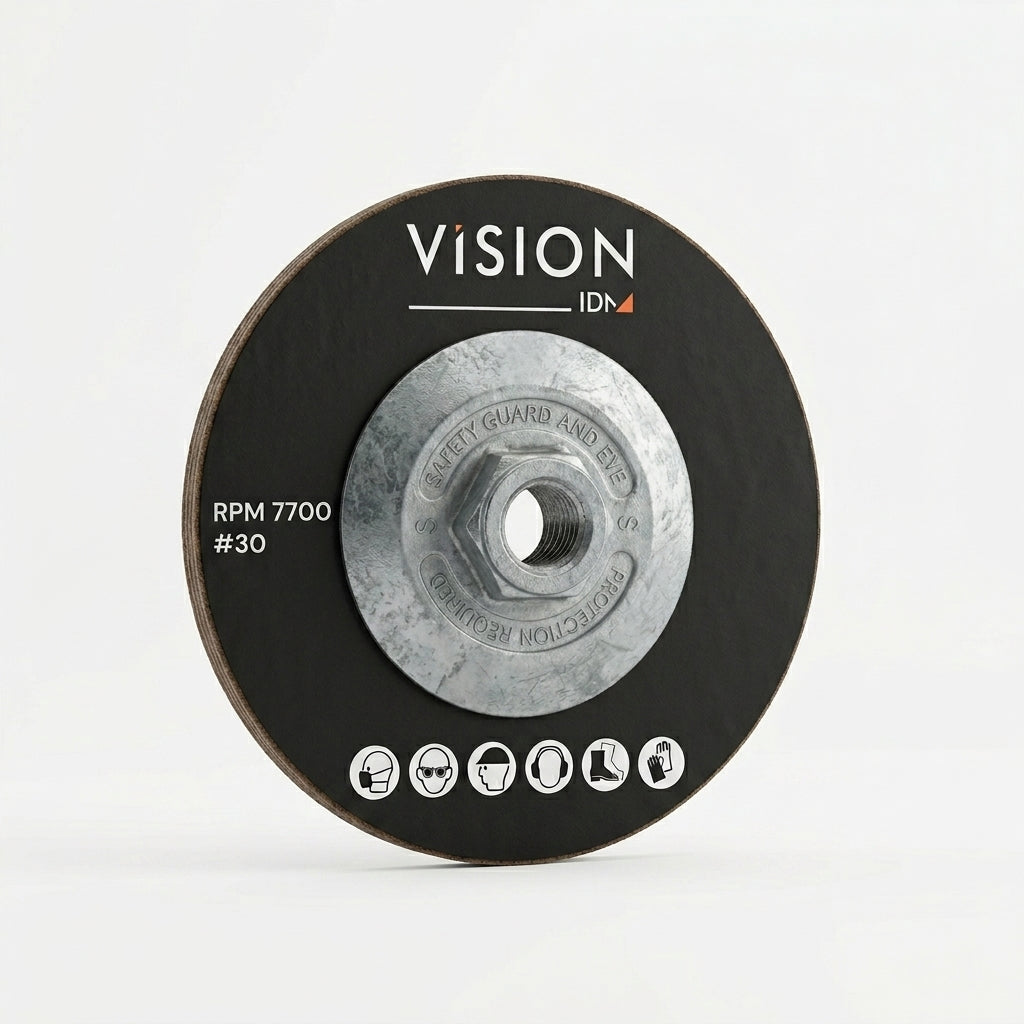VISION CUP WHEEL RPM 7700 #30 COARSE 4"