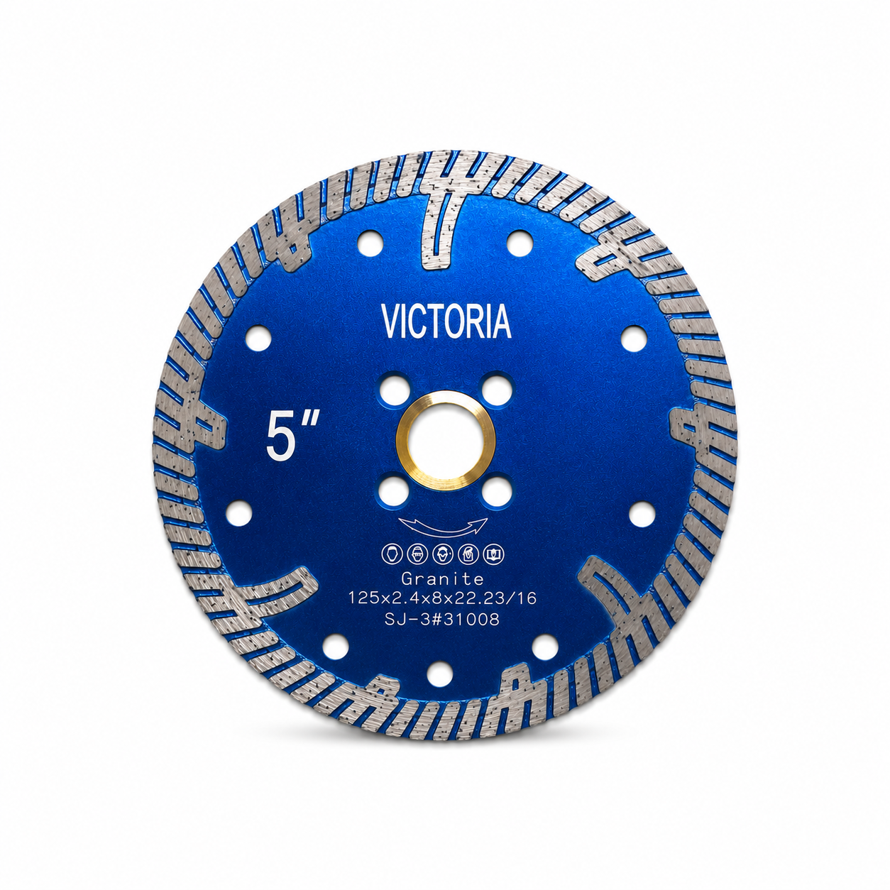Victoria Segment blade 5" Blue