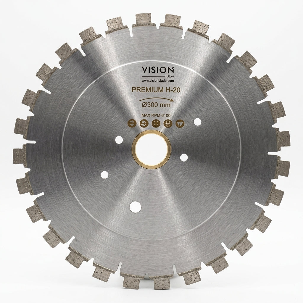 VISION MAXIMUS SLIM Blade for hard material 16" H20